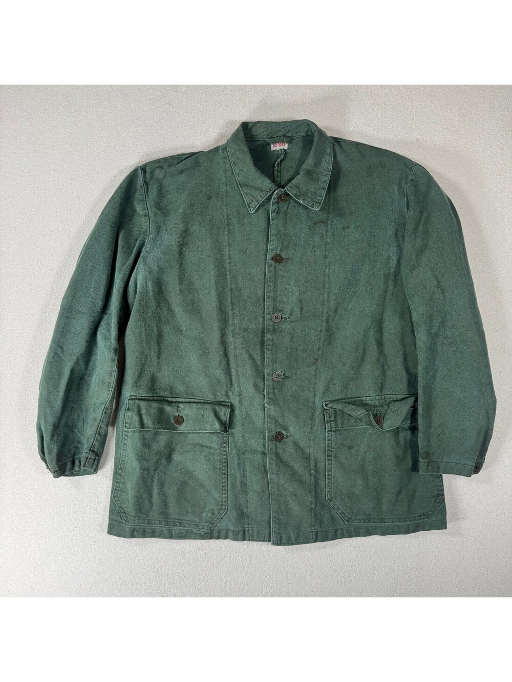 Vintage Swedish Military French Chore Coat D96 C42 Style